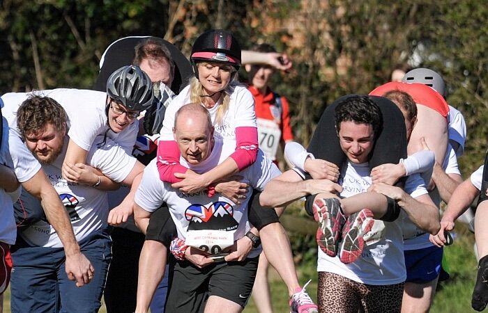 Here's another edition of the wife transportation race