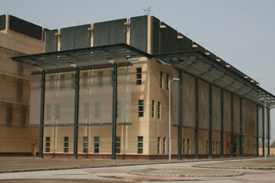 US Embassy in Iraq hit by missile