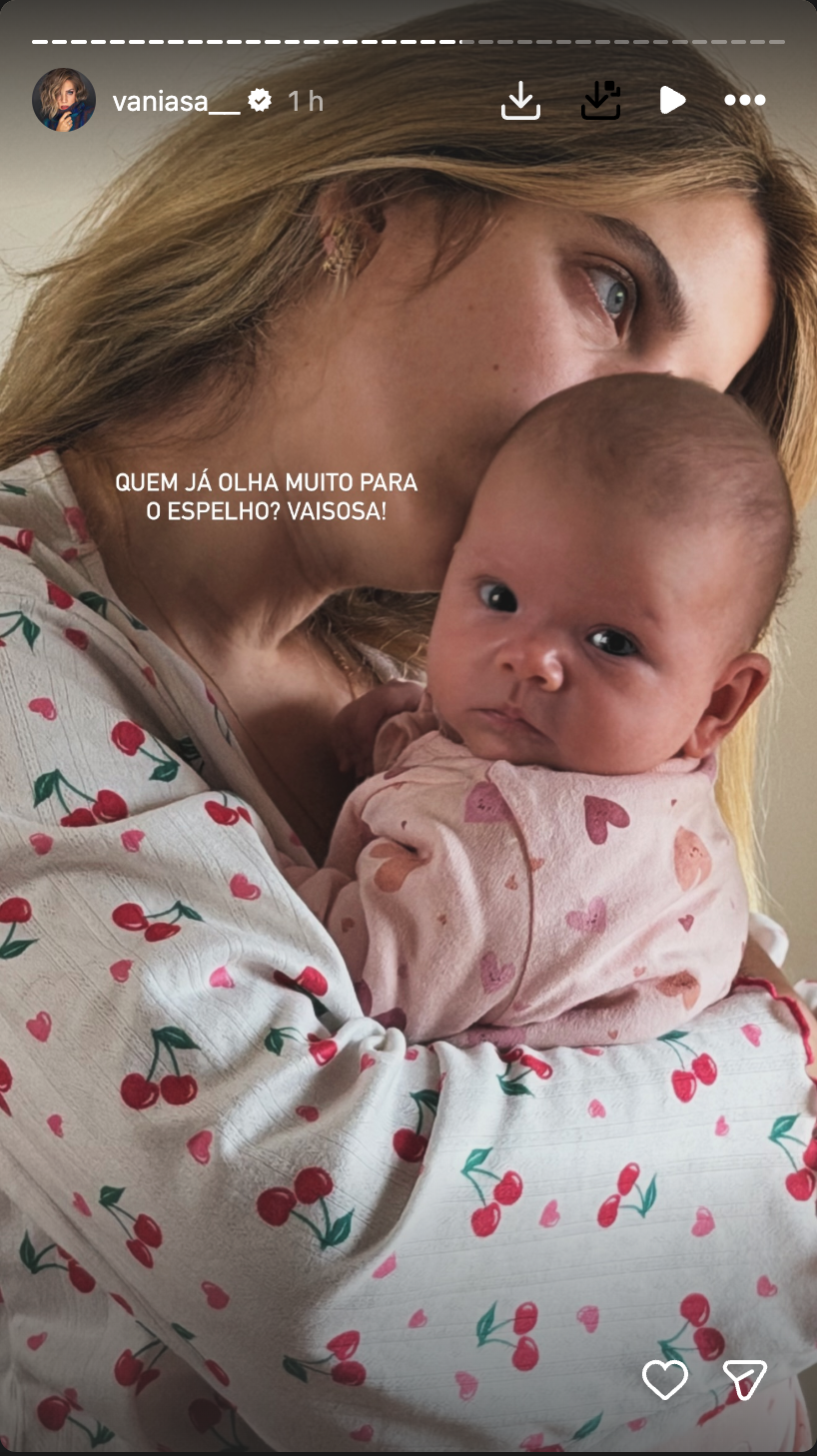 Vânia Sá questions fans about her daughter's similarities and leaves a 'warning': “They will be blocked…”