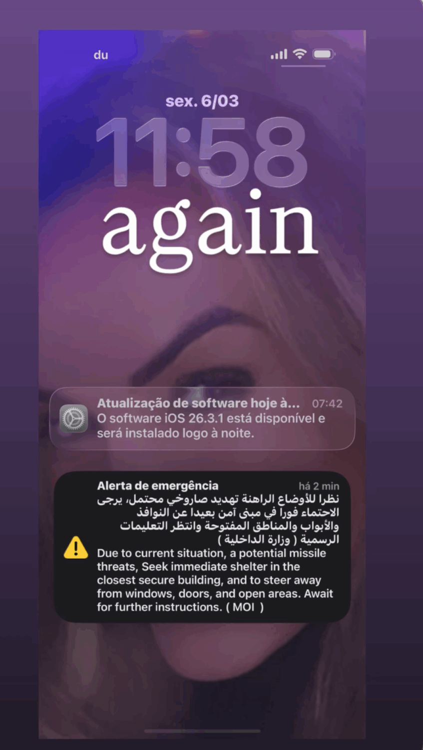 “Mom, did you hear the bomb?” In Dubai, Liliana Aguiar reveals a conversation with her son and lets her vent