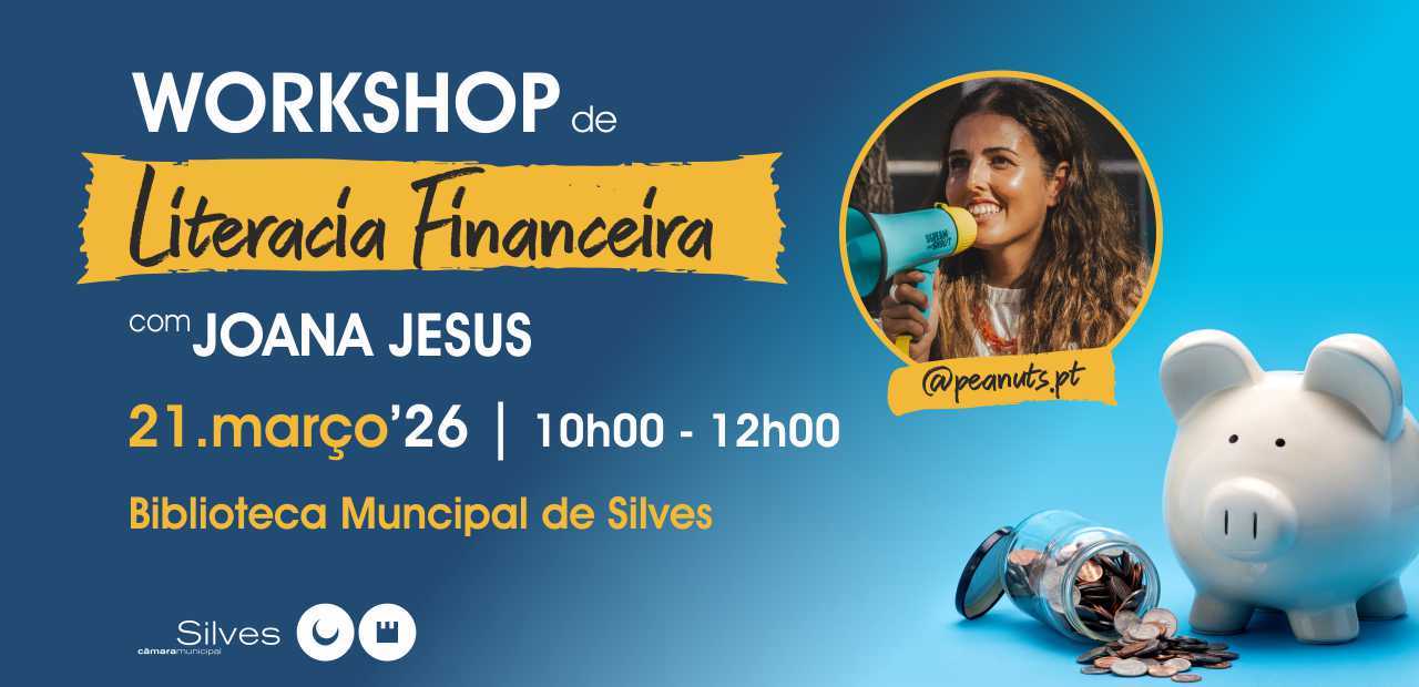 Joana Jesus hosts a session on creative savings for young people at the Silves Library