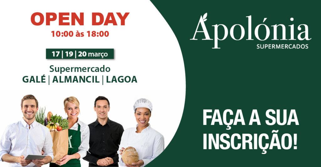 Apolónia Supermarkets Open Days offer 80 places in the Algarve
