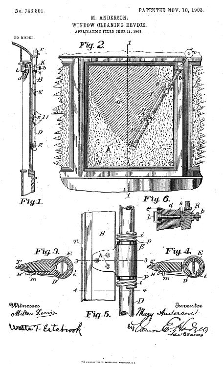The forgotten inventor of the windshield wiper was told that they had “no commercial value”