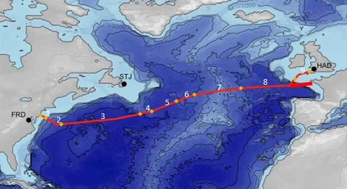 Off Portugal, the first transatlantic internet cable is being removed from the ocean