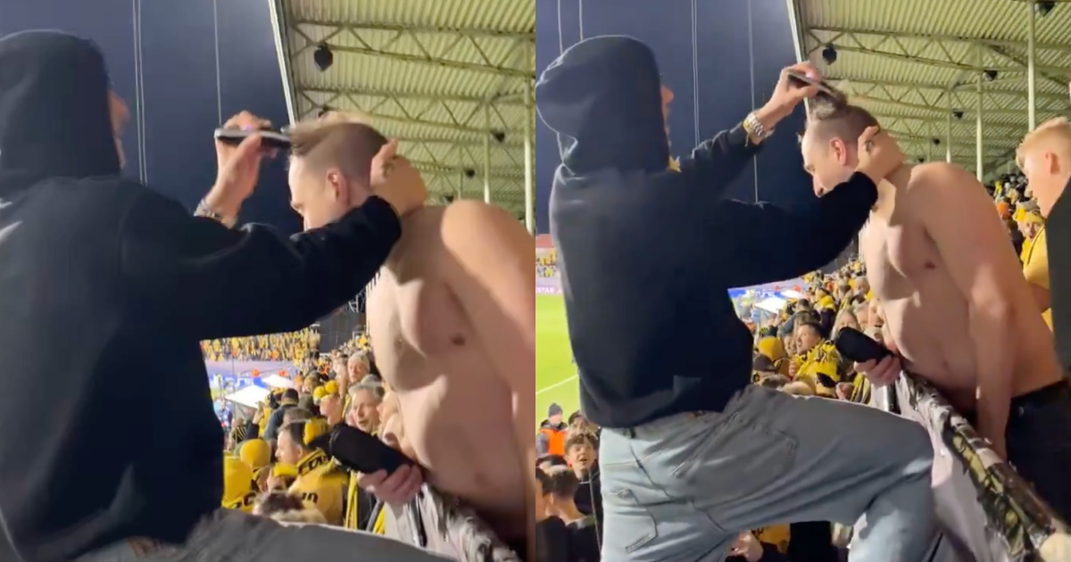 Bodø/Glimt fan kept promise and got a haircut at the stadium after victory over Sporting