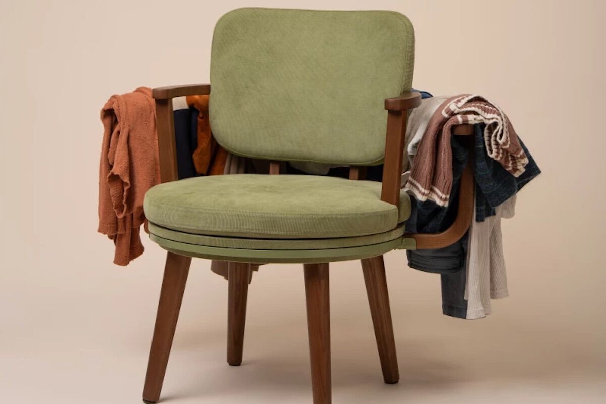 What if a chair was created specifically for our half-dirty laundry?