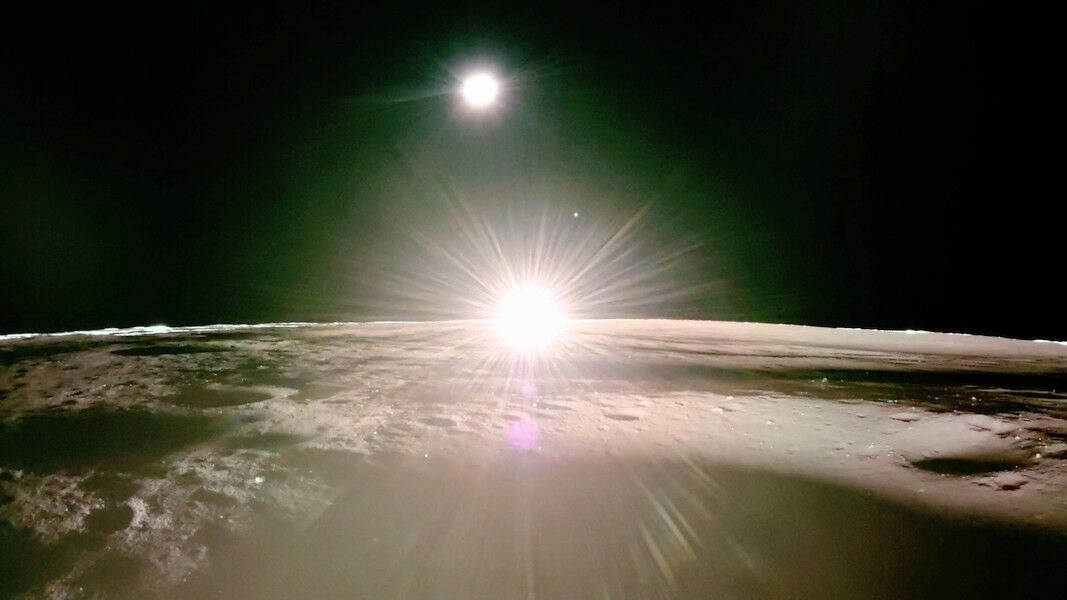 The Moon turned blue (and the Sun green) in 1883