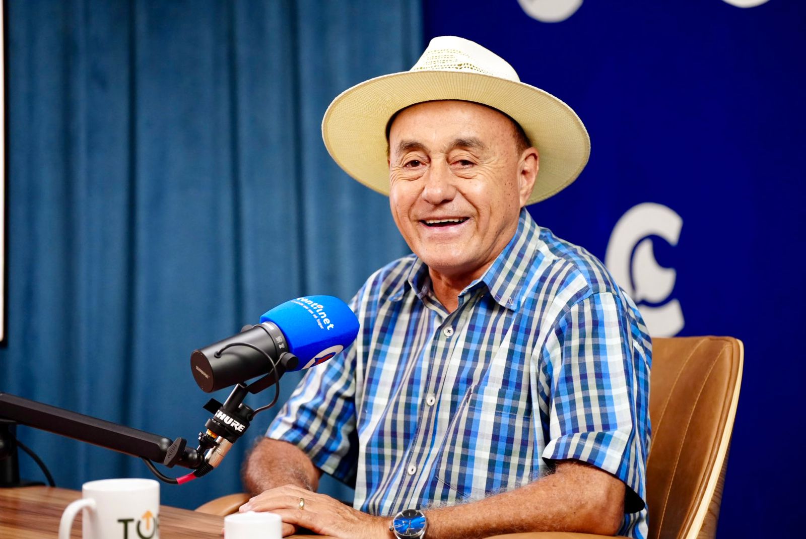 Bocalom durante entrevista ao ContilNet