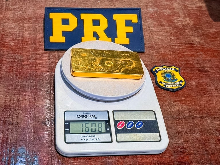 Mais de 1 kg de ouro é apreendido em operação conjunta no Amazonas