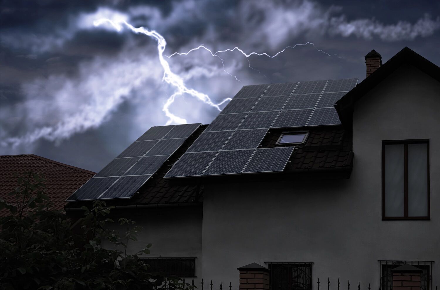 Spanish scientists have created solar panels that generate light when it rains