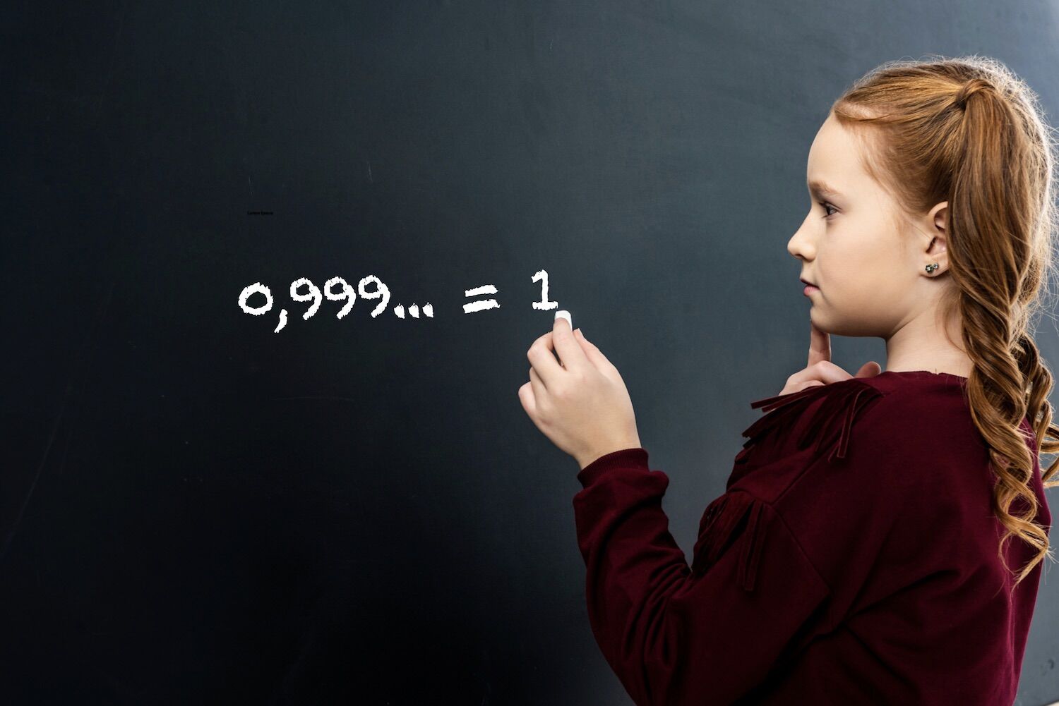 Mathematicians can't decide whether 0.999… is equal to 1.