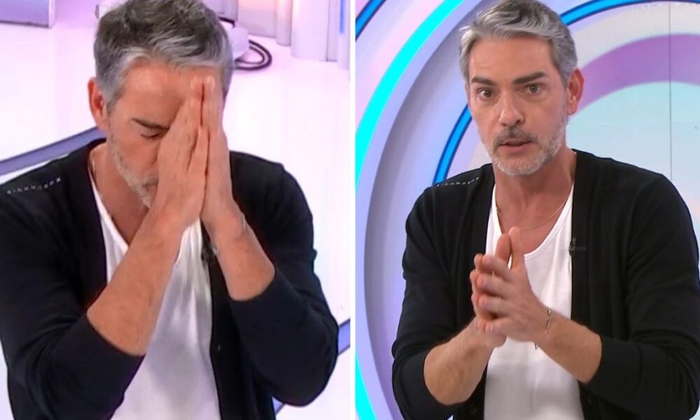 Cláudio Ramos leaves a 'message' to the director live: “Do you mind if I can speak to the [câmara] 2?”