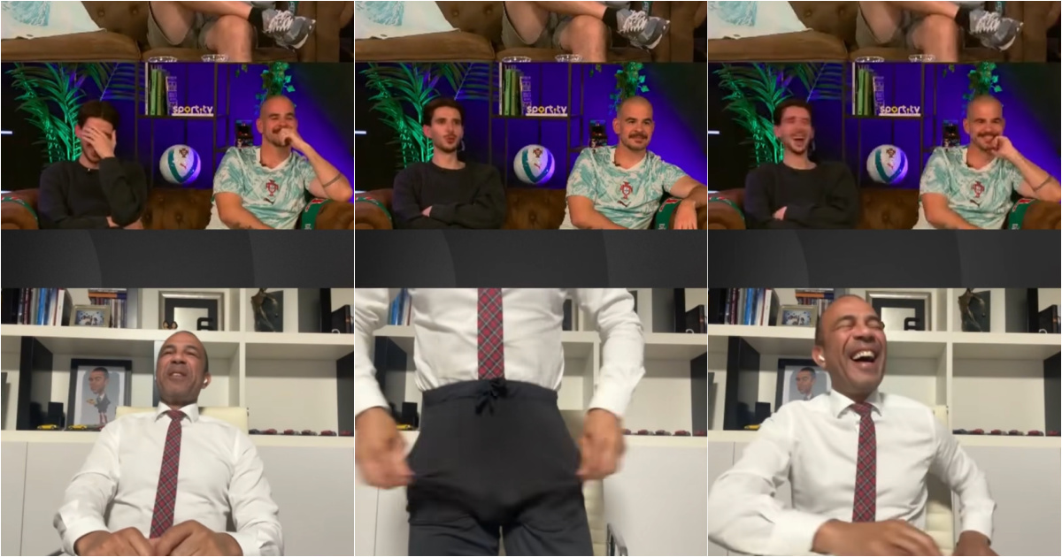 Costinha surprises by showing her “pajama panties” on SportTV