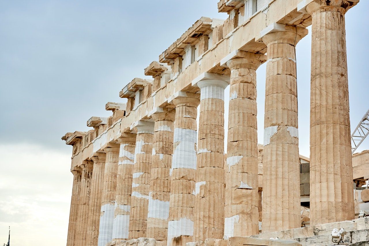 Where did the ancient Greeks and Romans think lightning came from?
