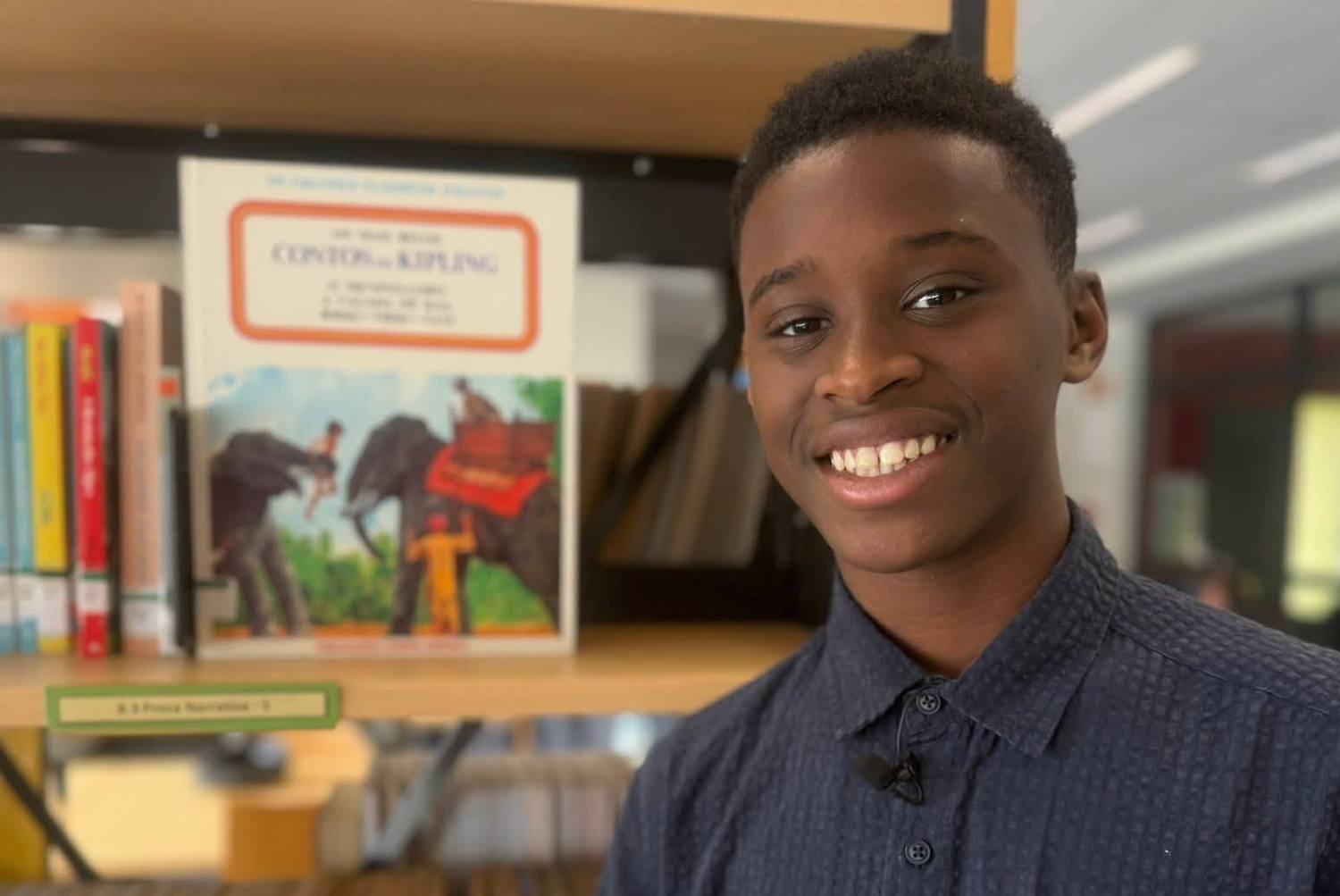 Francisco is 13 years old, he is a reading phenomenon and is already making news abroad