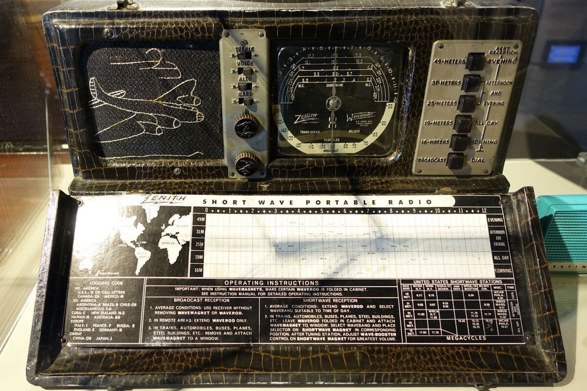 Iranian radio is broadcasting nonsense signals. It's an old Cold War trick
