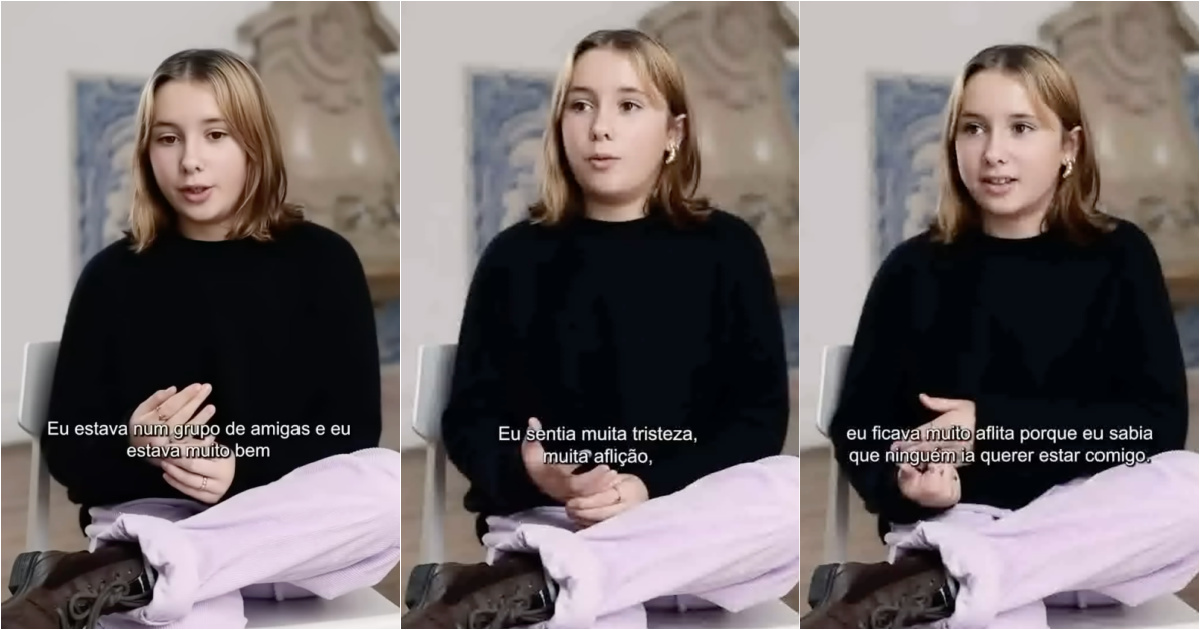 Eduardo Madeira denounces bullying experienced by his 12-year-old daughter at school