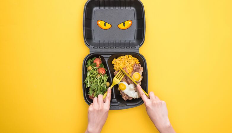 Drawing eyes on food packaging could be the key to keeping seagulls away