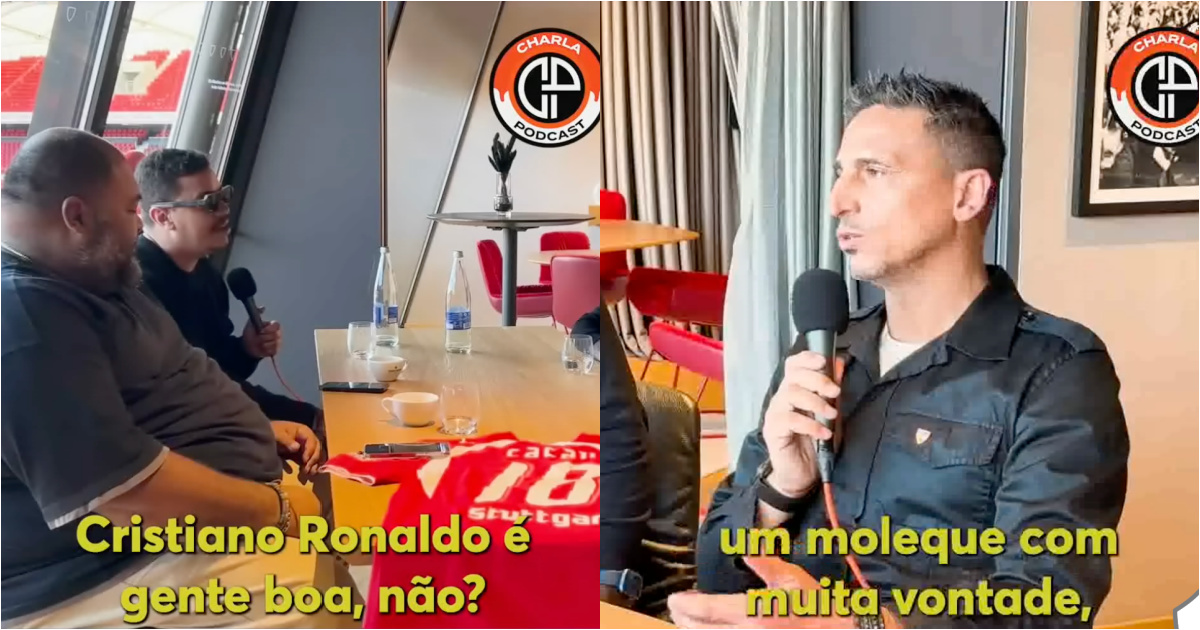 Fernando Meira stars in a “David Carreira” moment when he speaks with a Brazilian accent