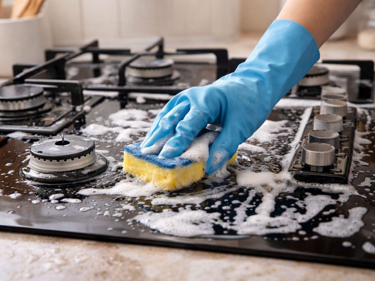 Cleaning the kitchen Mistakes when cleaning the stove. This one habit makes him get dirty faster