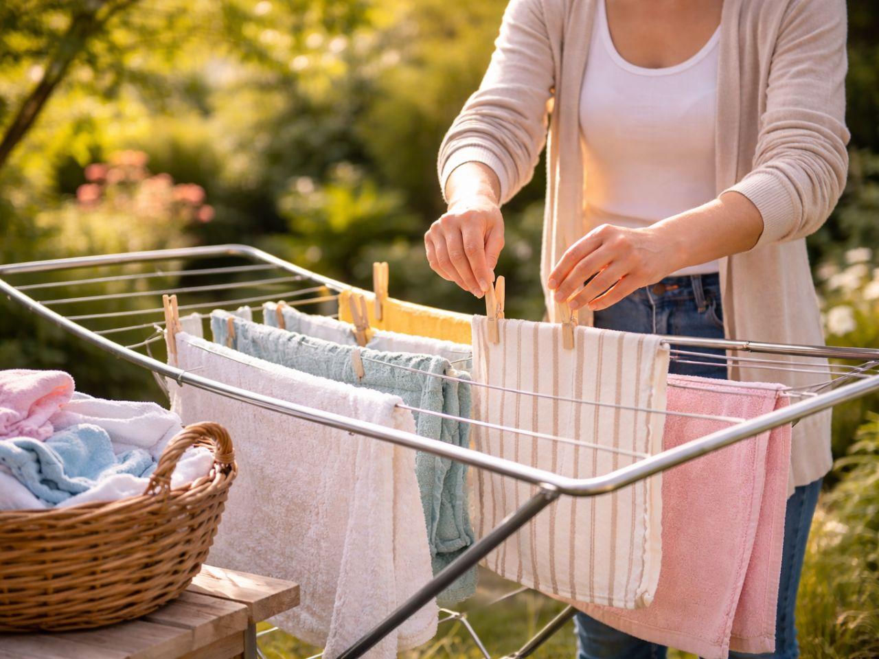 Home tricks Most of us hang our laundry this way. Clothes deteriorate much faster