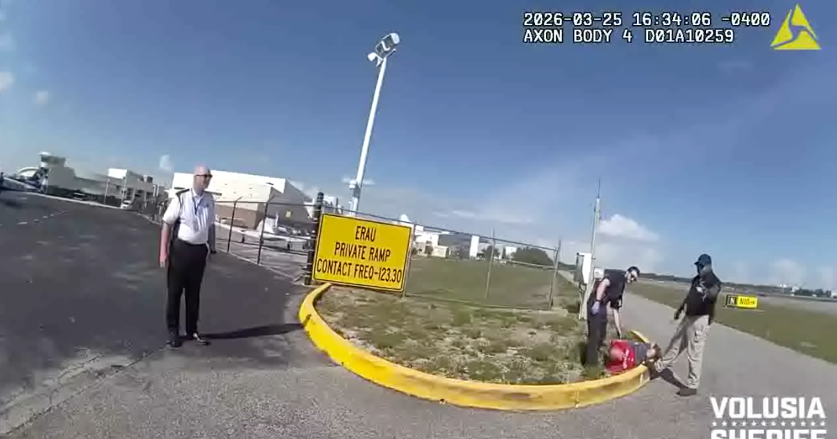 Drunk man invades airport runway in car and tries to get on two planes in the USA