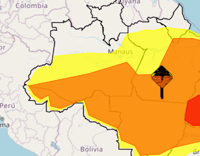 Inmet issued a warning of intense rain