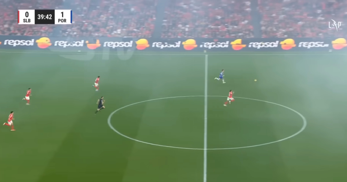 João Pinheiro “hypersonic” ran more than Benfica players and the moment went viral