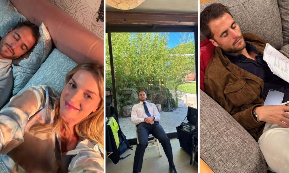 Tiago Teotônio Pereira shows a “folder” of photos on Júlia Palha’s cell phone: “Tiago sleeping in places…”