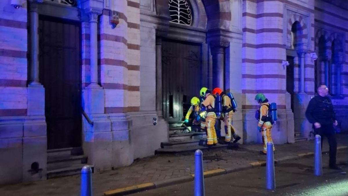 Investigate an explosion without injuries in front of a synagogue in Liège (Belgium)