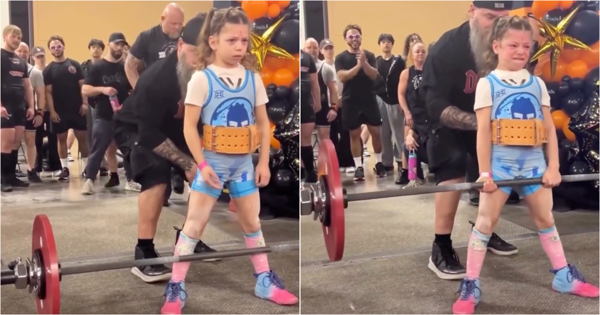 9-year-old girl impresses by deadlifting 80 kilos at Arnold Sports Festival
