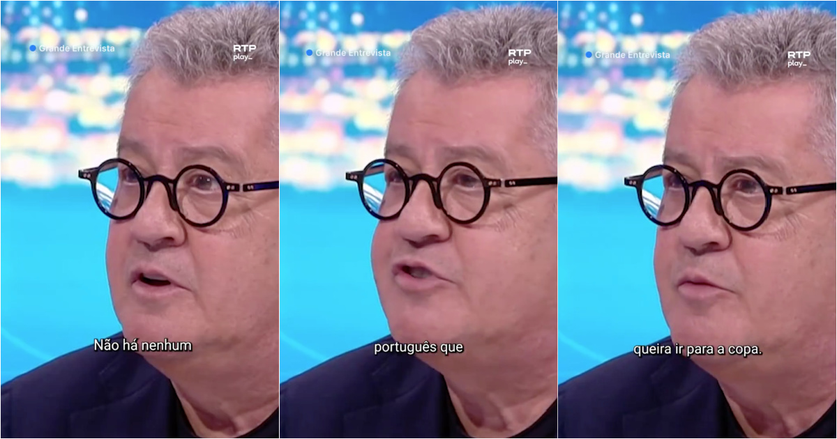 Rui Paula launches controversy in Grande Interview: “Portuguese people are not ready to work”