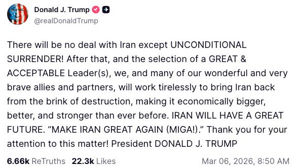 Trump has announced dozens of times that he has won the war - but the war continues, it has intensified, it has expanded. Signs that you are losing it?