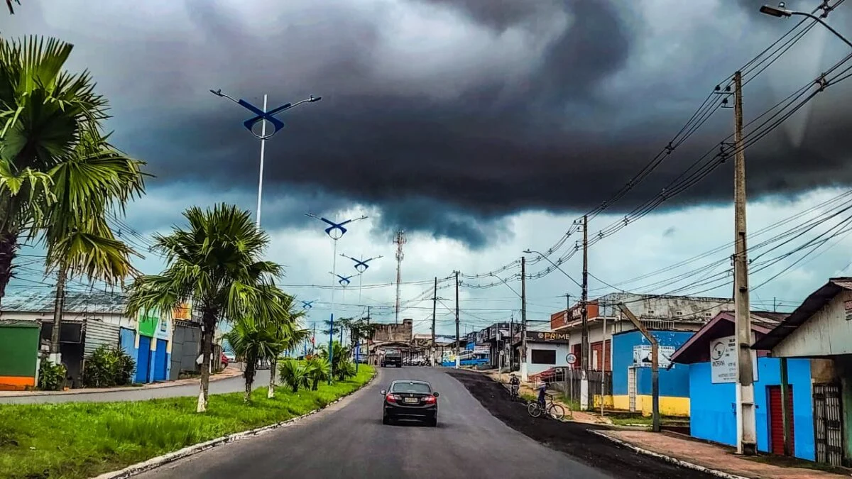Previsão: Segunda-feira será de tempo instável e chuvas pontuais no Acre