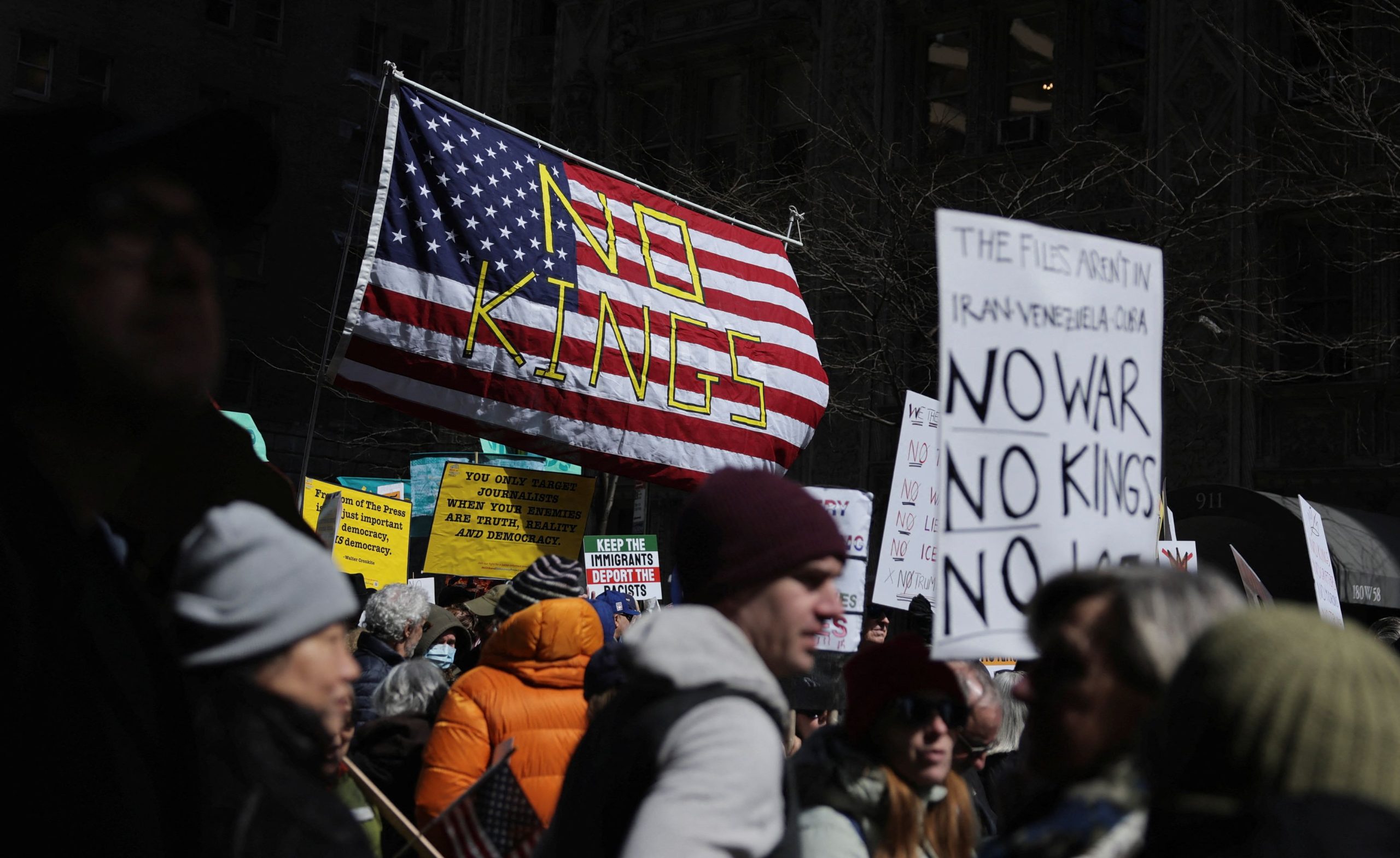 Mass "No Kings" protests in the US against Donald Trump's policies