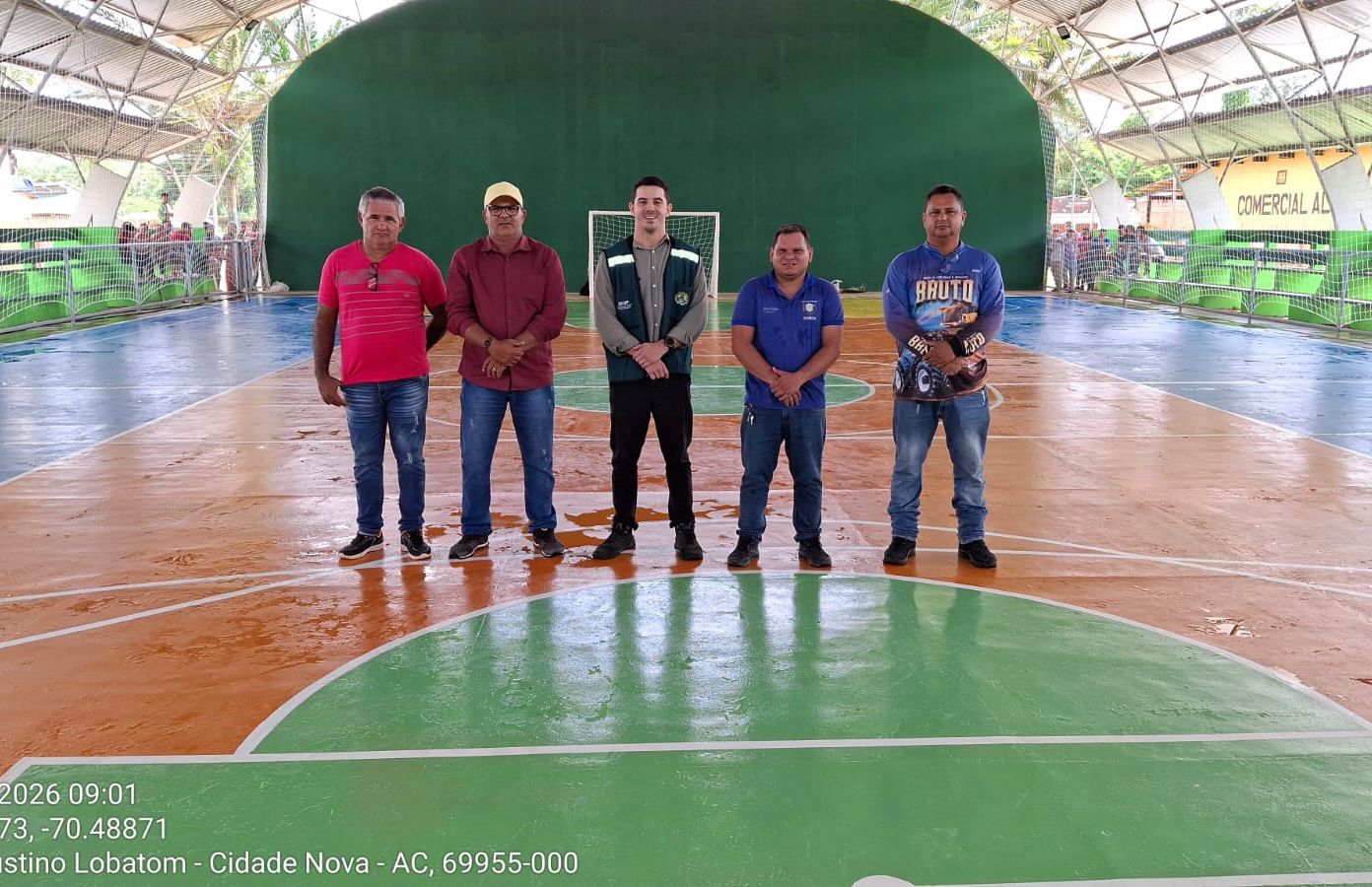 estado confirma inauguração de ginásio no interior do Acre