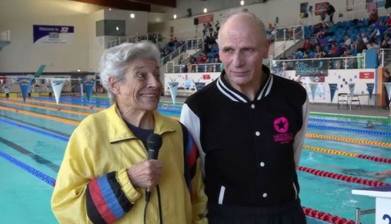 The story of the 95-year-old swimmer who has dozens of records — and continues to compete