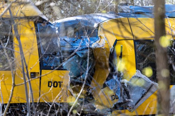 Head-on collision between trains in Denmark