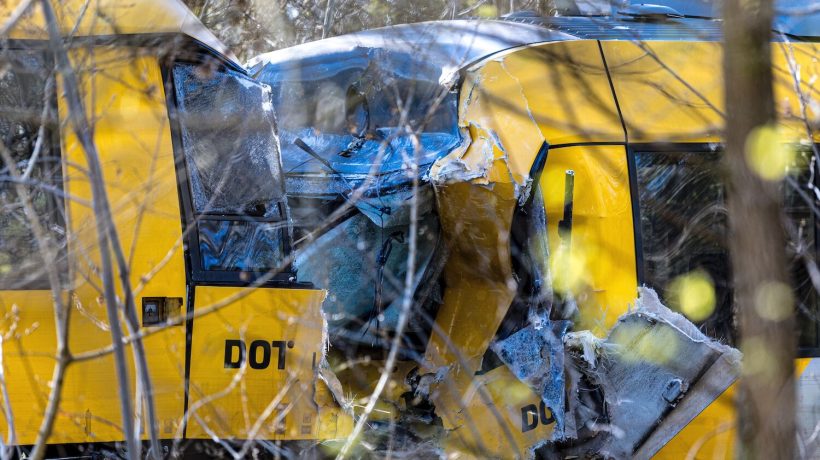 Head-on collision between trains in Denmark