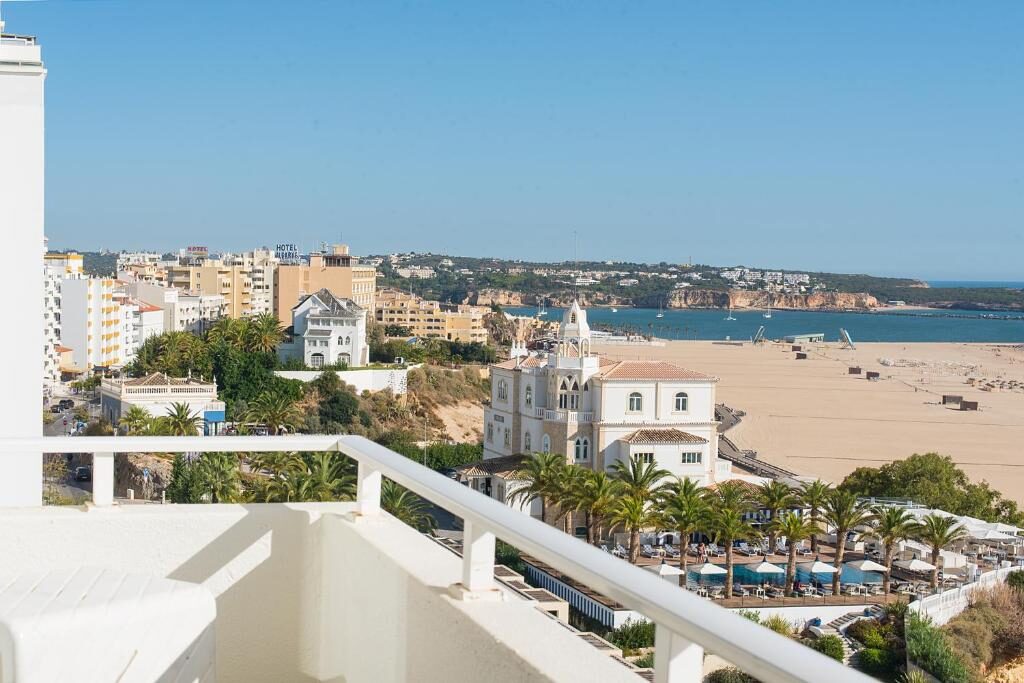 Vista da varanda do Hotel Avenida Praia, em Portimão.