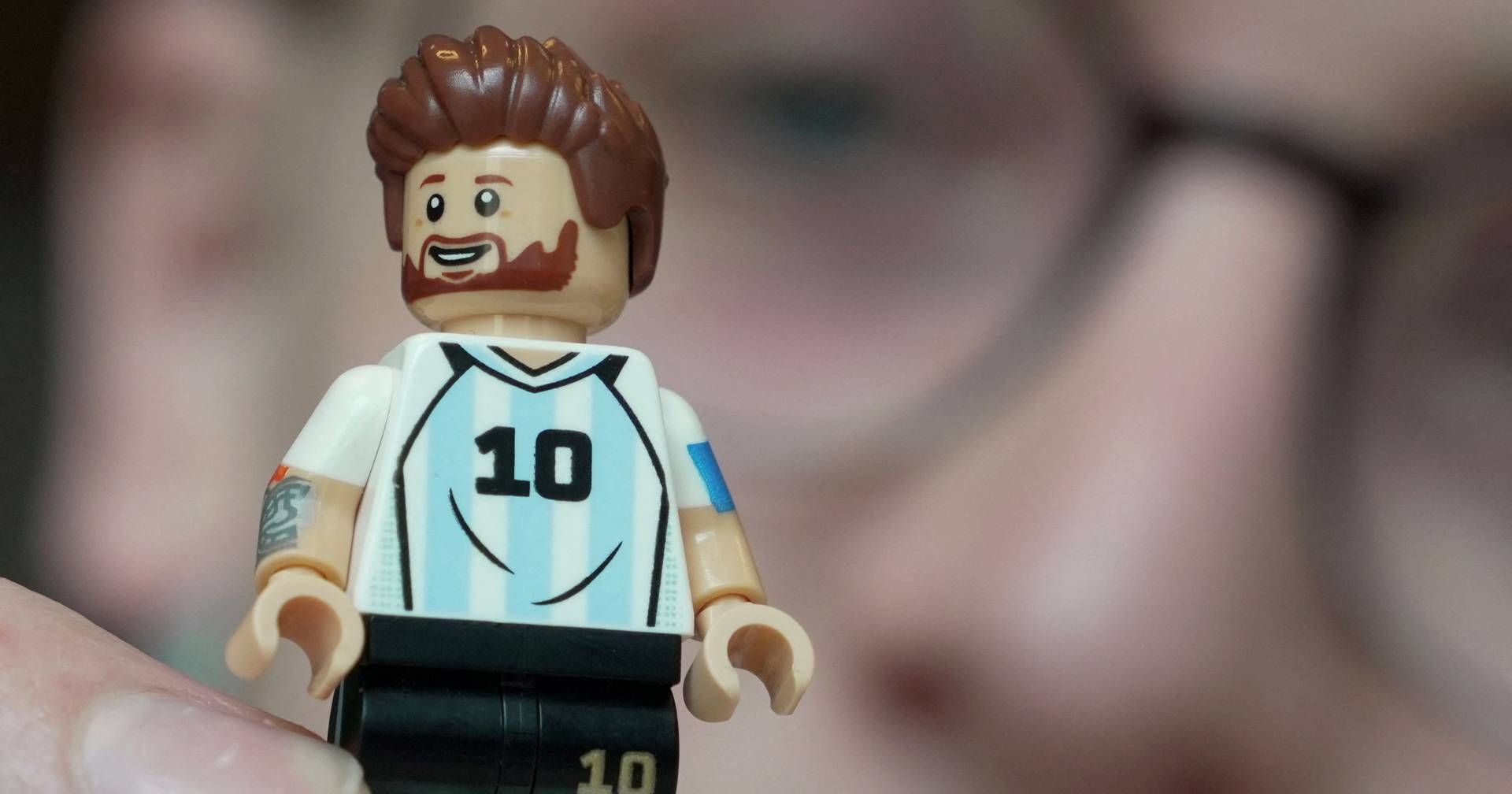 Ronaldo, Messi, Vinicius and Mbappé transformed into Lego