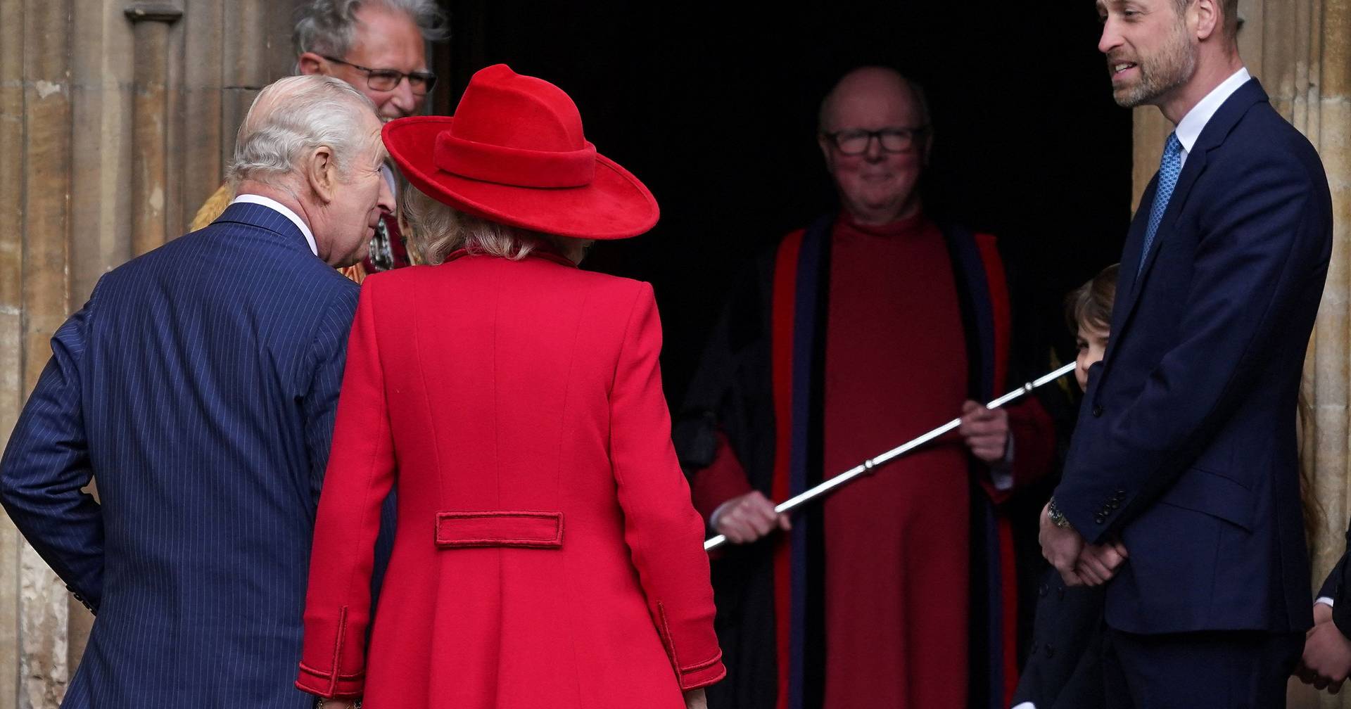 British royal family gathers at St George's Chapel to celebrate Easter