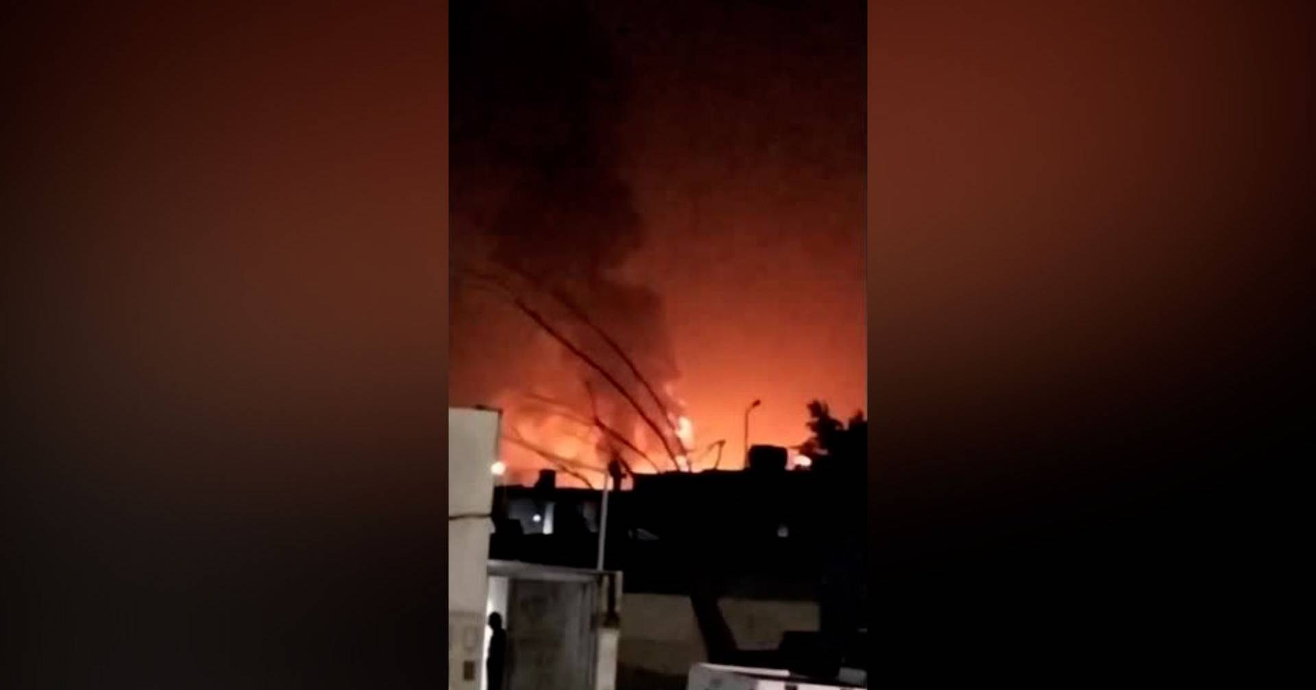 Images of the Jubail petrochemical complex fire after Iranian attack