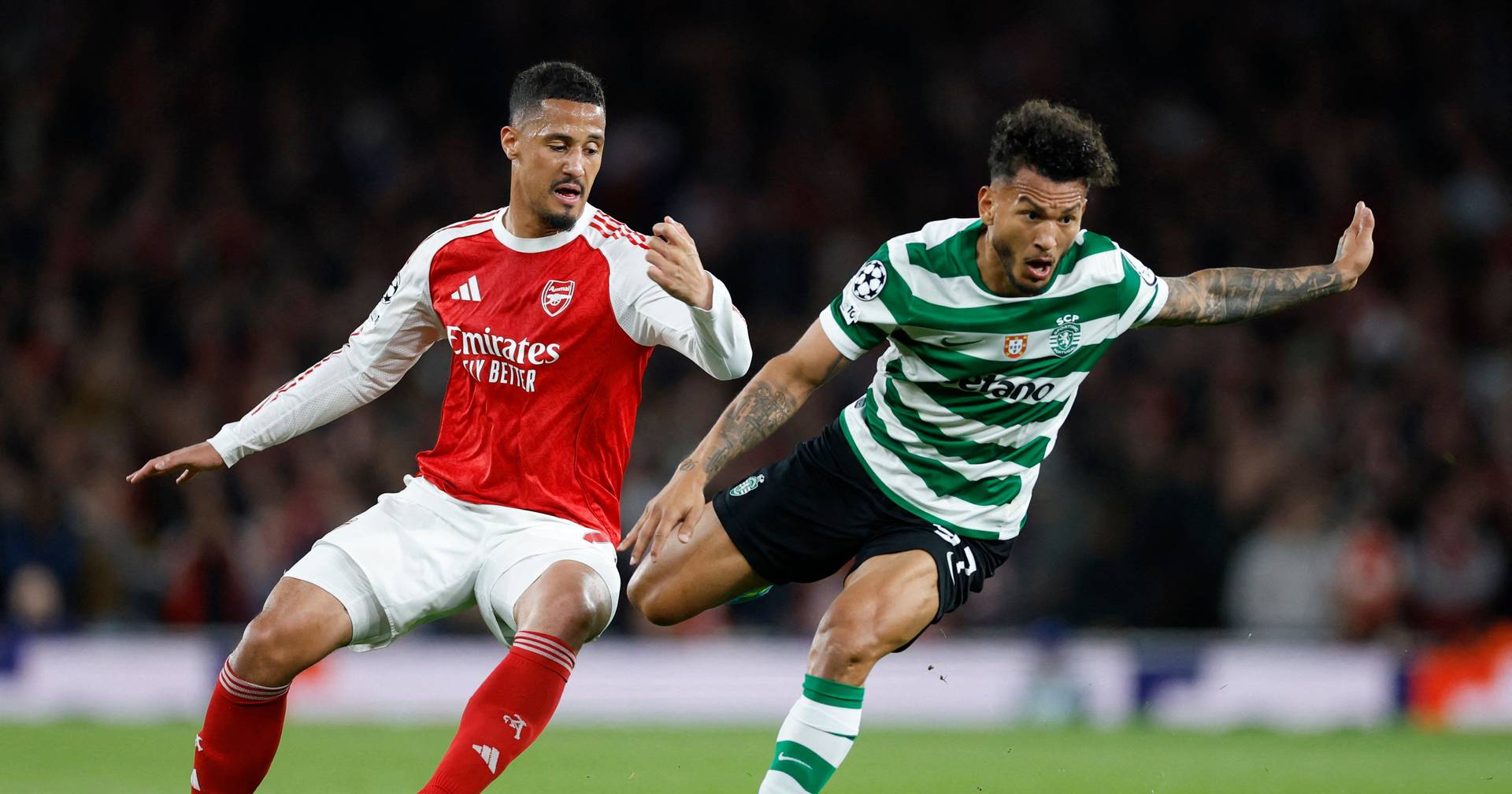 Sporting draws at Arsenal and is out of the Champions League