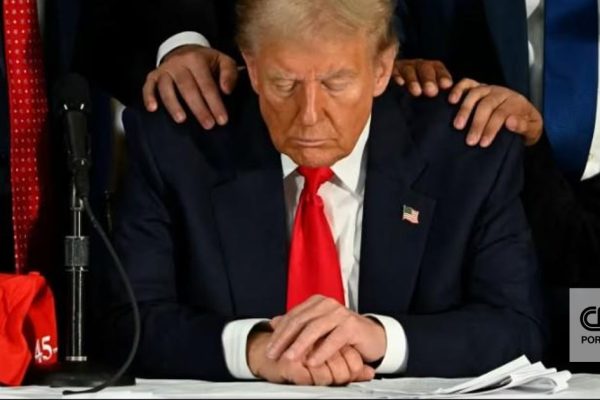 Trump presides over Bible reading in Oval Office after disagreements with Pope and AI-generated image deleted