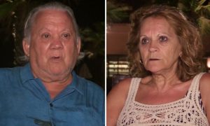 Married. Carlos talks about Quinita’s physical appearance: “Face full of wrinkles, teal and dentures…”