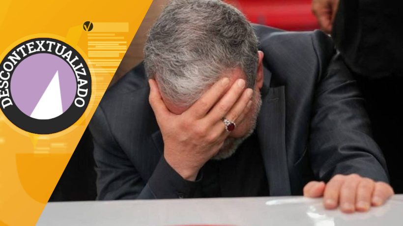 Are photographs of Iranian minister in tears recent?