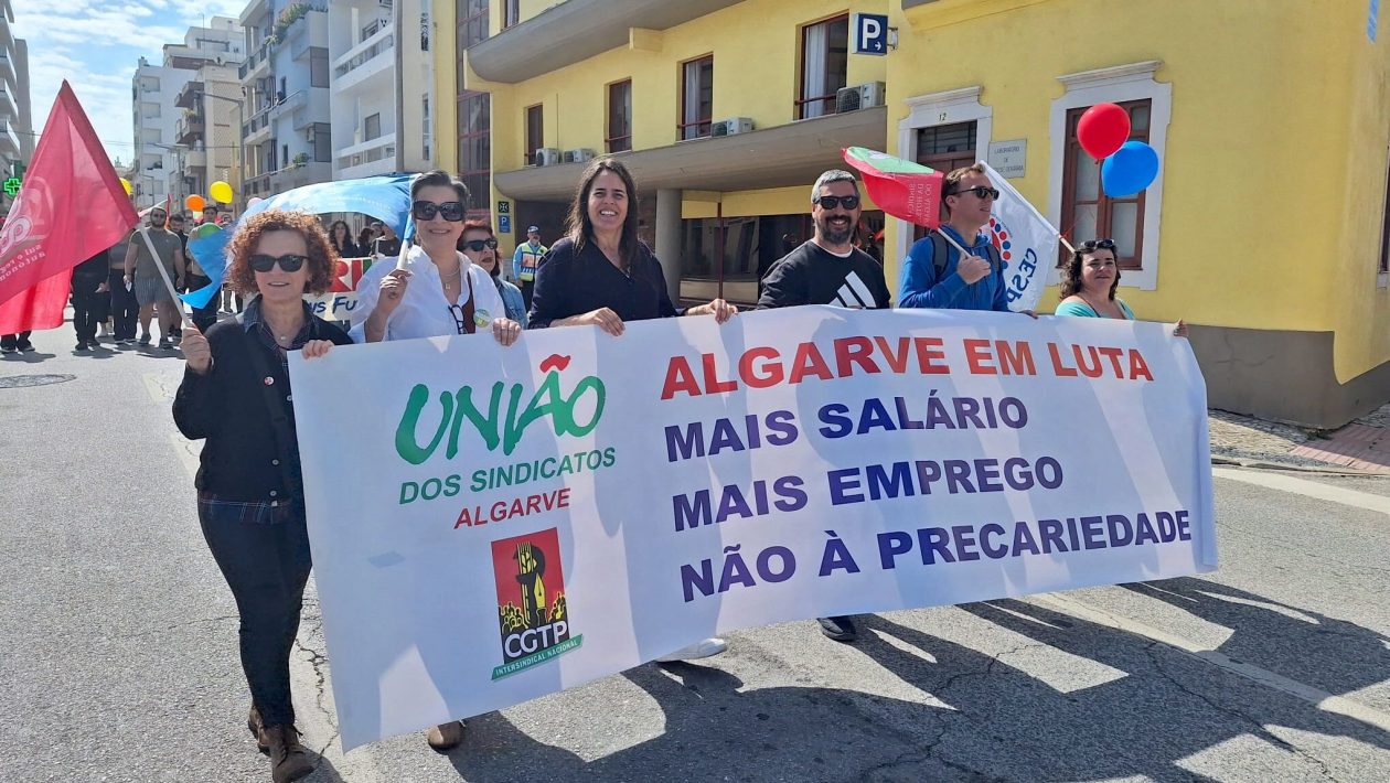 Algarve unions call for May 1st demonstration in Faro