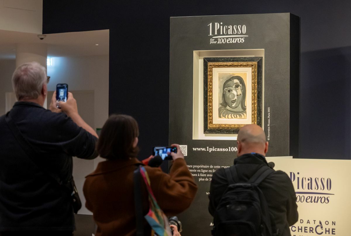Parisian wins Picasso painting valued at 1 million euros with 100-euro raffle