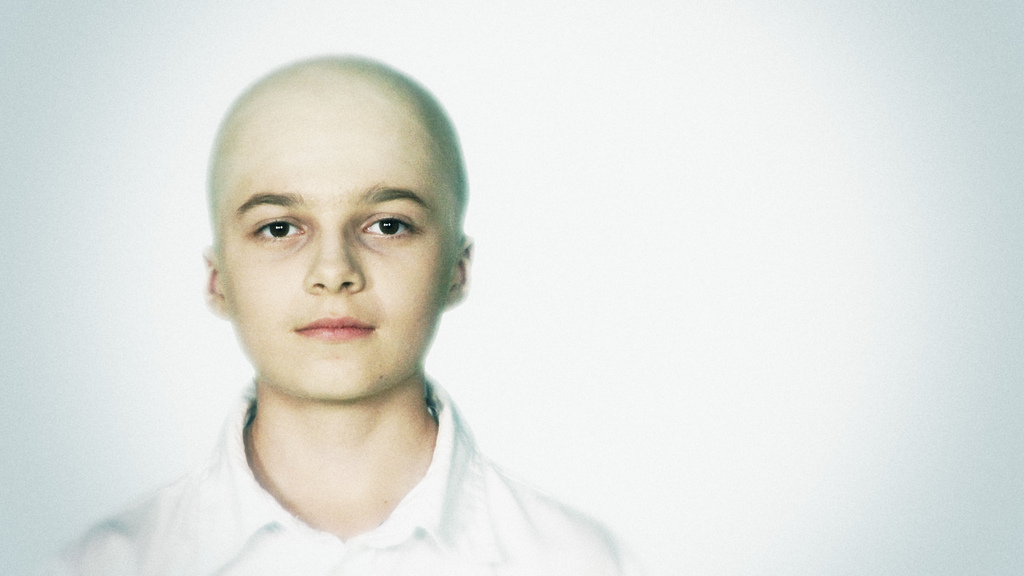 He's 12 years old. Delivered 124 Easter baskets to children in hospitals. Have cancer